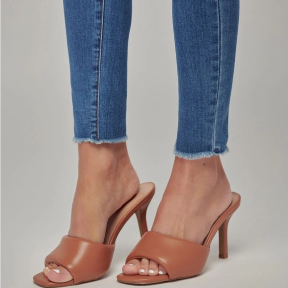 NATURE DENIM Diane High Rise Ankle Skinny Denim Jeans Raw Hem Size 25 NEW - Picture 16 of 16